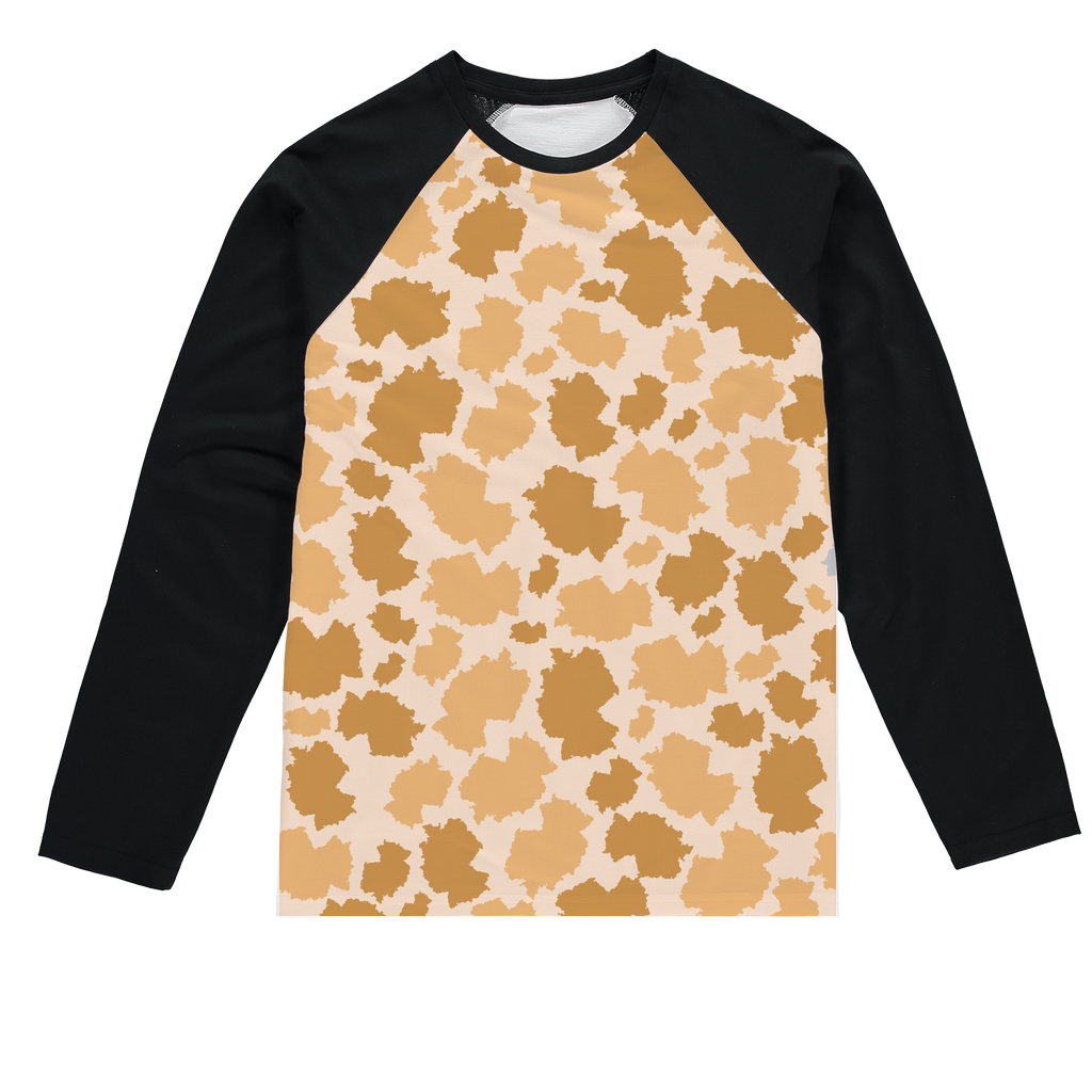 Germany Desert Sublimation Baseball Long Sleeve T-Shirt - LocationCamo.com