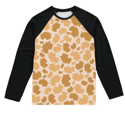 Germany Desert Sublimation Baseball Long Sleeve T-Shirt - LocationCamo.com