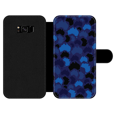 Australia Midnight Front Printed Wallet Cases - Custom Camo Clothing - [new_brand] - [camo] - [camoflage] - [apparel] - [location] - [new_brand] - [custom] - [clothing]