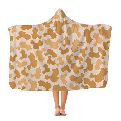 China Desert Premium Adult Hooded Blanket - LocationCamo.com - [new_brand] - [camo] - [camoflage] - [apparel] - [location] - [new_brand] - [custom] - [clothing]