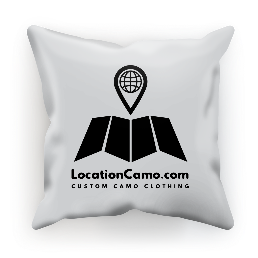 Brand Logo Sublimation Cushion Cover - LocationCamo.com