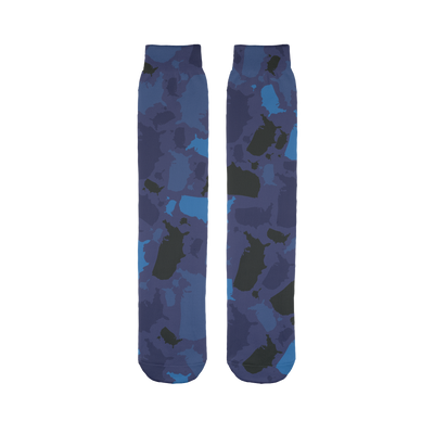 USA Midnight Sublimation Tube Sock - LocationCamo.com