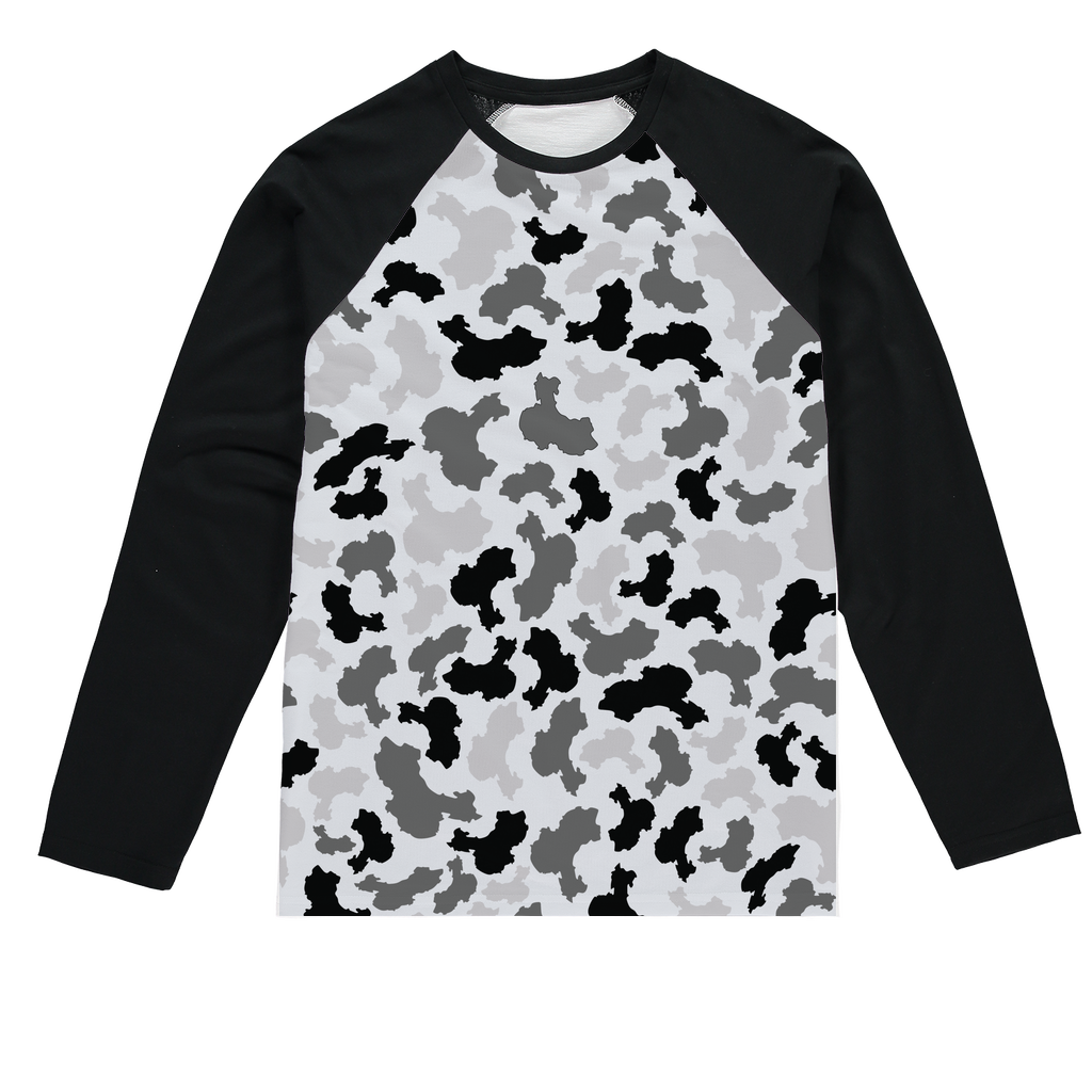 China Arctic Sublimation Baseball Long Sleeve T-Shirt - LocationCamo.com