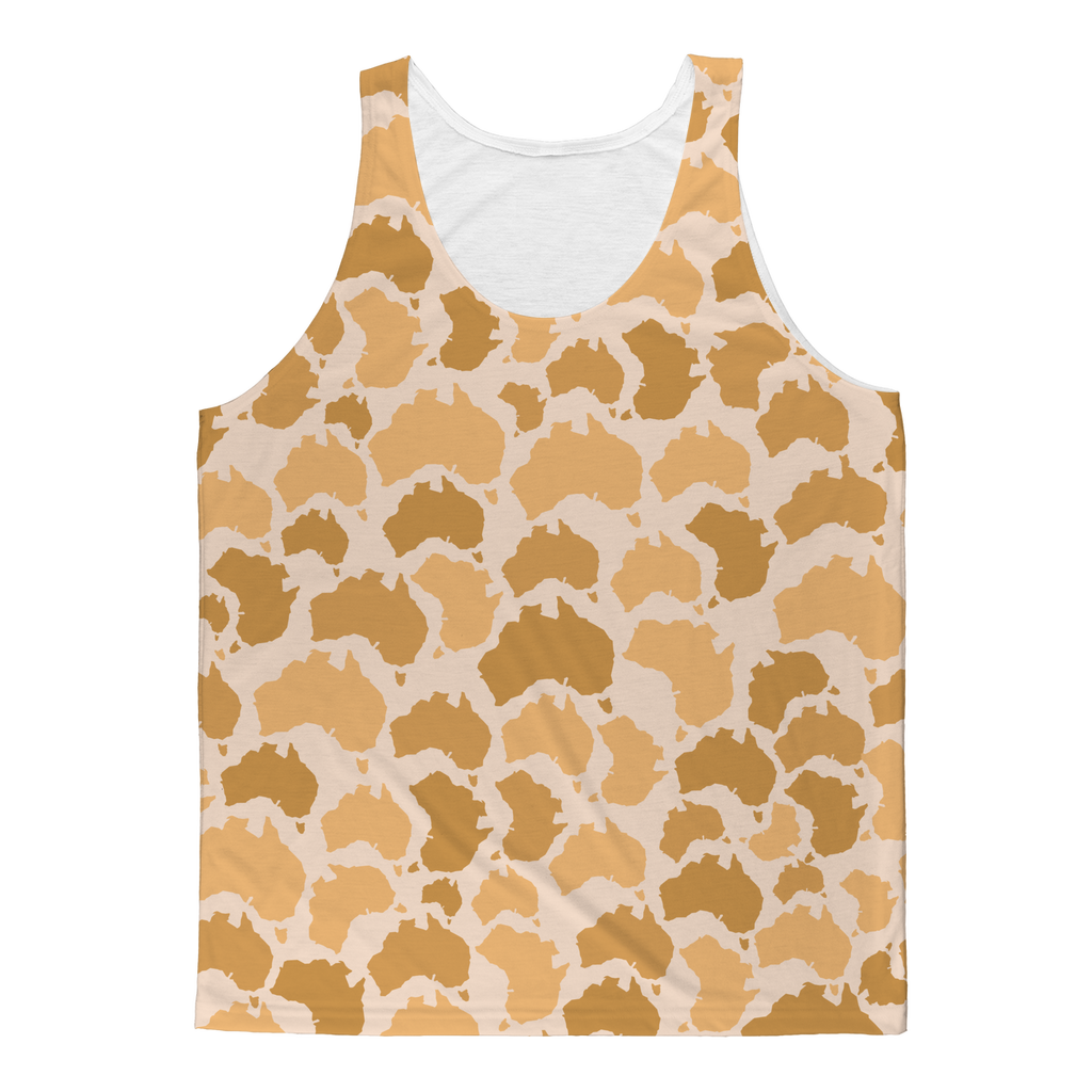 Australia Desert Classic Sublimation Adult Tank Top - Custom Camo Clothing - [new_brand] - [camo] - [camoflage] - [apparel] - [location] - [new_brand] - [custom] - [clothing]