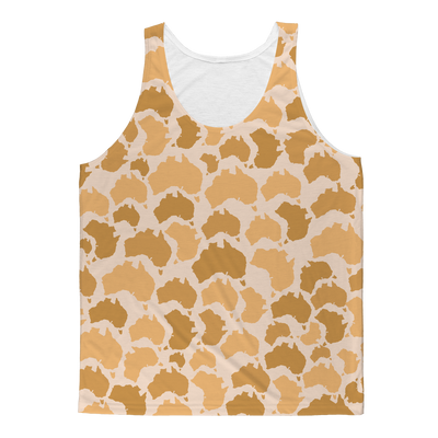 Australia Desert Classic Sublimation Adult Tank Top - Custom Camo Clothing - [new_brand] - [camo] - [camoflage] - [apparel] - [location] - [new_brand] - [custom] - [clothing]