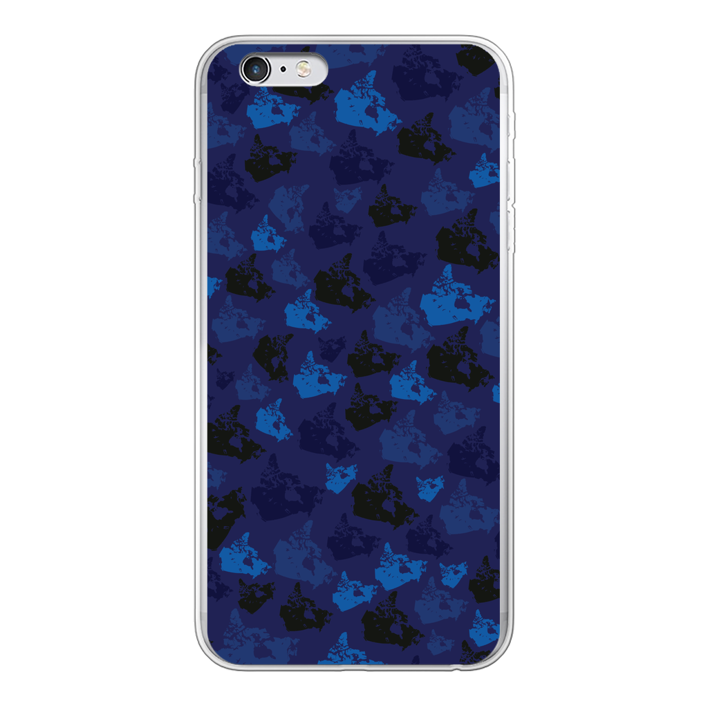 Canada Midnight Back Printed Transparent Soft Phone Case - Custom Camo Clothing - [new_brand] - [camo] - [camoflage] - [apparel] - [location] - [new_brand] - [custom] - [clothing]