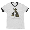 UK Forest Adult Ringer T-Shirt - Custom Camo Clothing - [new_brand] - [camo] - [camoflage] - [apparel] - [location] - [new_brand] - [custom] - [clothing]