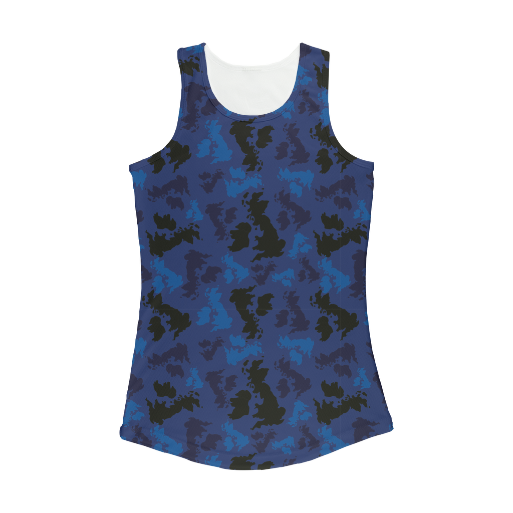 UK Midnight Women Performance Tank Top - Custom Camo Clothing - [new_brand] - [camo] - [camoflage] - [apparel] - [location] - [new_brand] - [custom] - [clothing]