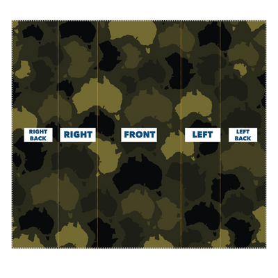 Australia Forest Sublimation Neck Gaiter - Custom Camo Clothing - [new_brand] - [camo] - [camoflage] - [apparel] - [location] - [new_brand] - [custom] - [clothing]