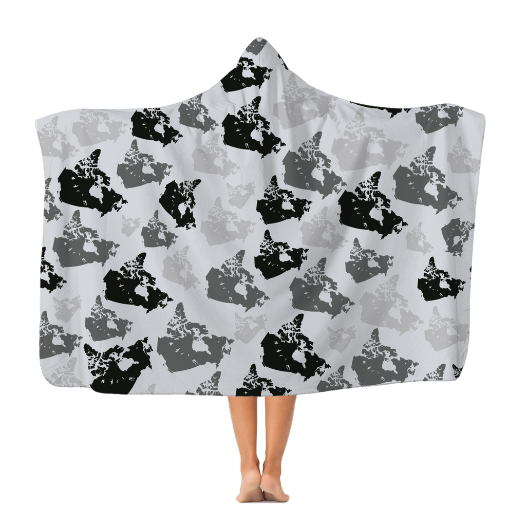 Canada Arctic Premium Adult Hooded Blanket - Custom Camo Clothing - [new_brand] - [camo] - [camoflage] - [apparel] - [location] - [new_brand] - [custom] - [clothing]