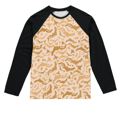 Japan Desert Sublimation Baseball Long Sleeve T-Shirt - LocationCamo.com