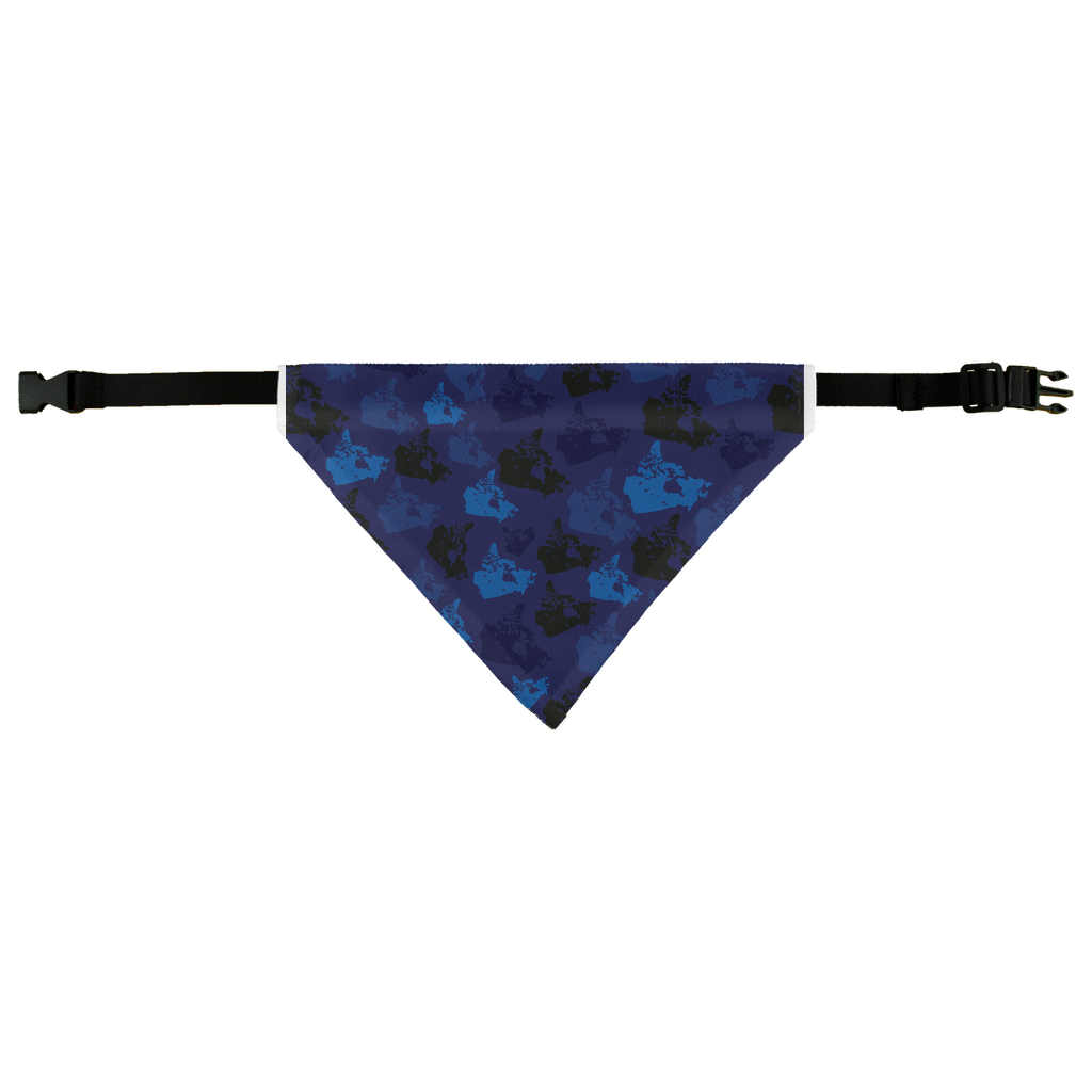 Canada Midnight Pet Bandana - Custom Camo Clothing - [new_brand] - [camo] - [camoflage] - [apparel] - [location] - [new_brand] - [custom] - [clothing]