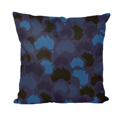 Australia Midnight Throw Pillow with Insert - Custom Camo Clothing - [new_brand] - [camo] - [camoflage] - [apparel] - [location] - [new_brand] - [custom] - [clothing]