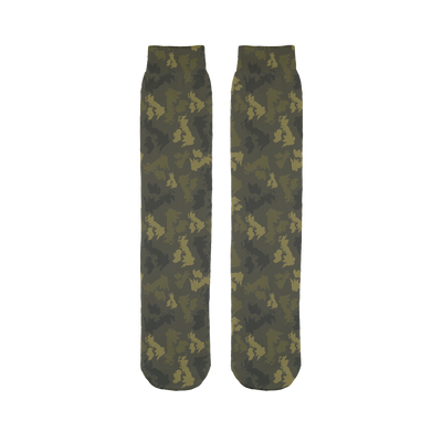 UK Forest Sublimation Tube Sock - Custom Camo Clothing - [new_brand] - [camo] - [camoflage] - [apparel] - [location] - [new_brand] - [custom] - [clothing]