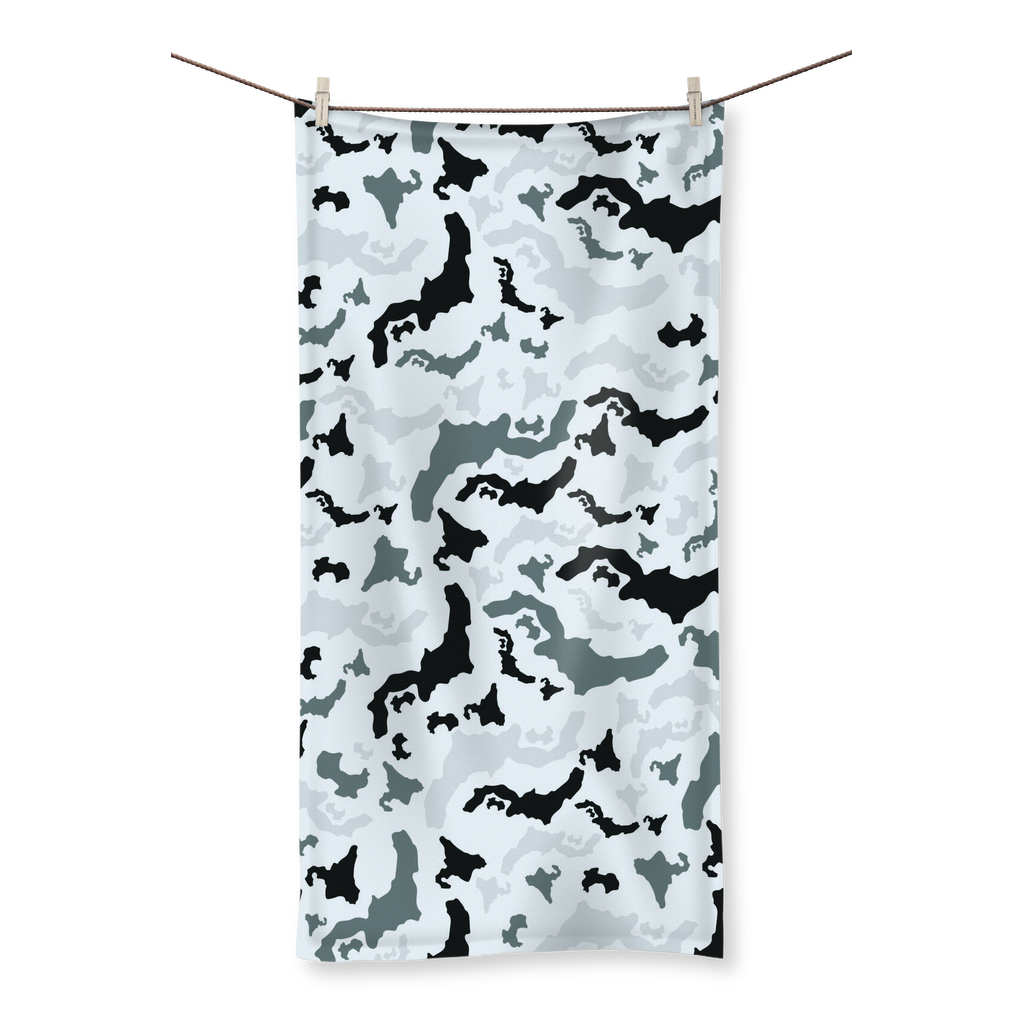 Japan Arctic Sublimation All Over Towel - LocationCamo.com