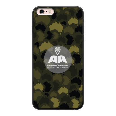 Australia Forest Back Printed Black Soft Phone Case - Custom Camo Clothing - [new_brand] - [camo] - [camoflage] - [apparel] - [location] - [new_brand] - [custom] - [clothing]