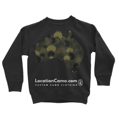 Australia Forest Classic Kids Sweatshirt - Custom Camo Clothing - [new_brand] - [camo] - [camoflage] - [apparel] - [location] - [new_brand] - [custom] - [clothing]