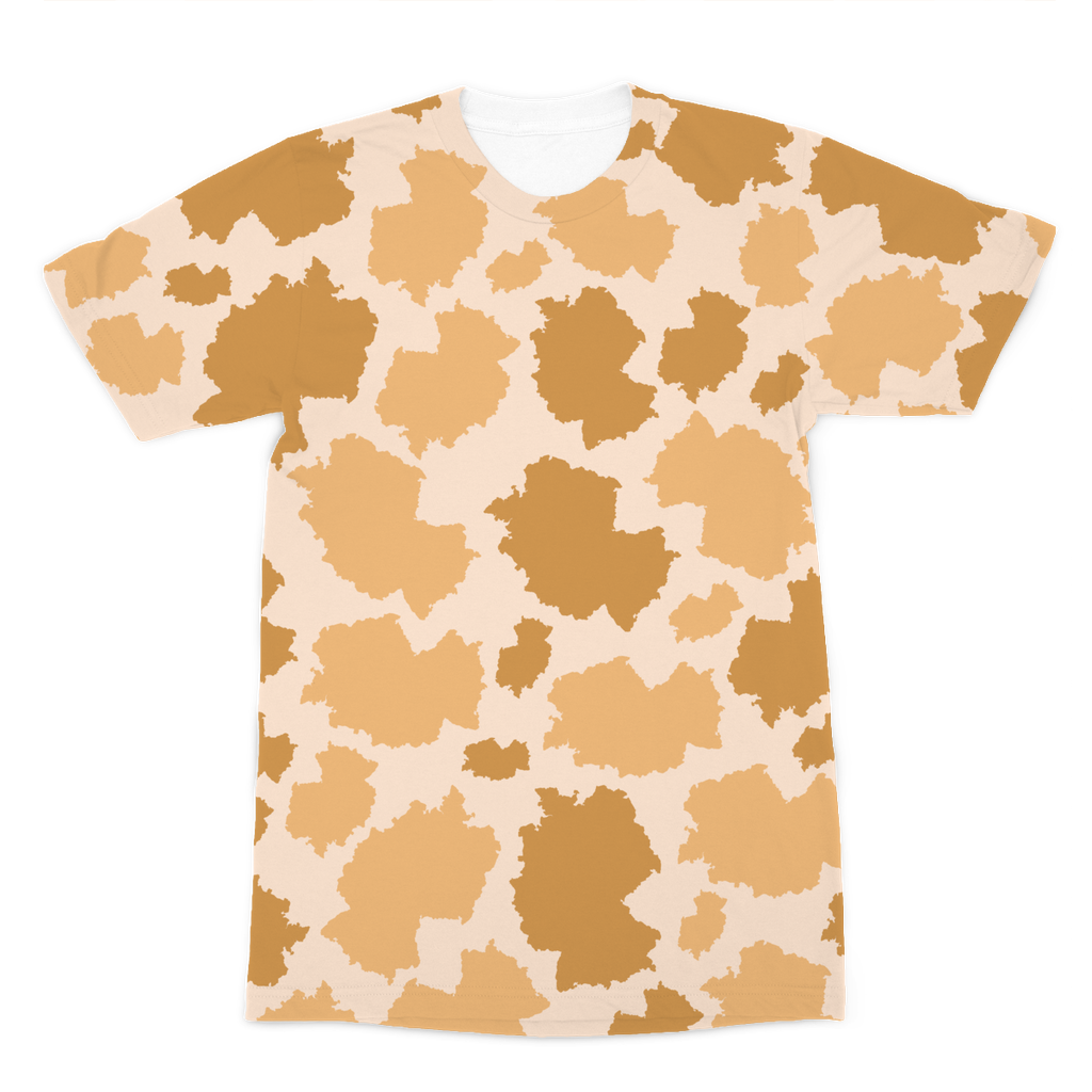 Germany Desert Premium Sublimation Adult T-Shirt - LocationCamo.com