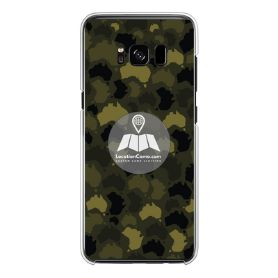 Australia Forest Back Printed Transparent Hard Phone Case - Custom Camo Clothing - [new_brand] - [camo] - [camoflage] - [apparel] - [location] - [new_brand] - [custom] - [clothing]