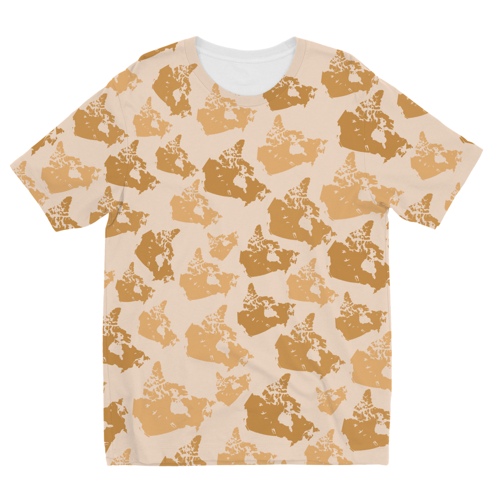 Canada Desert Sublimation Kids T-Shirt - Custom Camo Clothing - [new_brand] - [camo] - [camoflage] - [apparel] - [location] - [new_brand] - [custom] - [clothing]