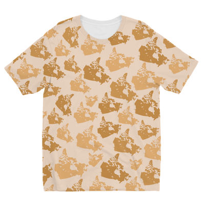 Canada Desert Sublimation Kids T-Shirt - Custom Camo Clothing - [new_brand] - [camo] - [camoflage] - [apparel] - [location] - [new_brand] - [custom] - [clothing]