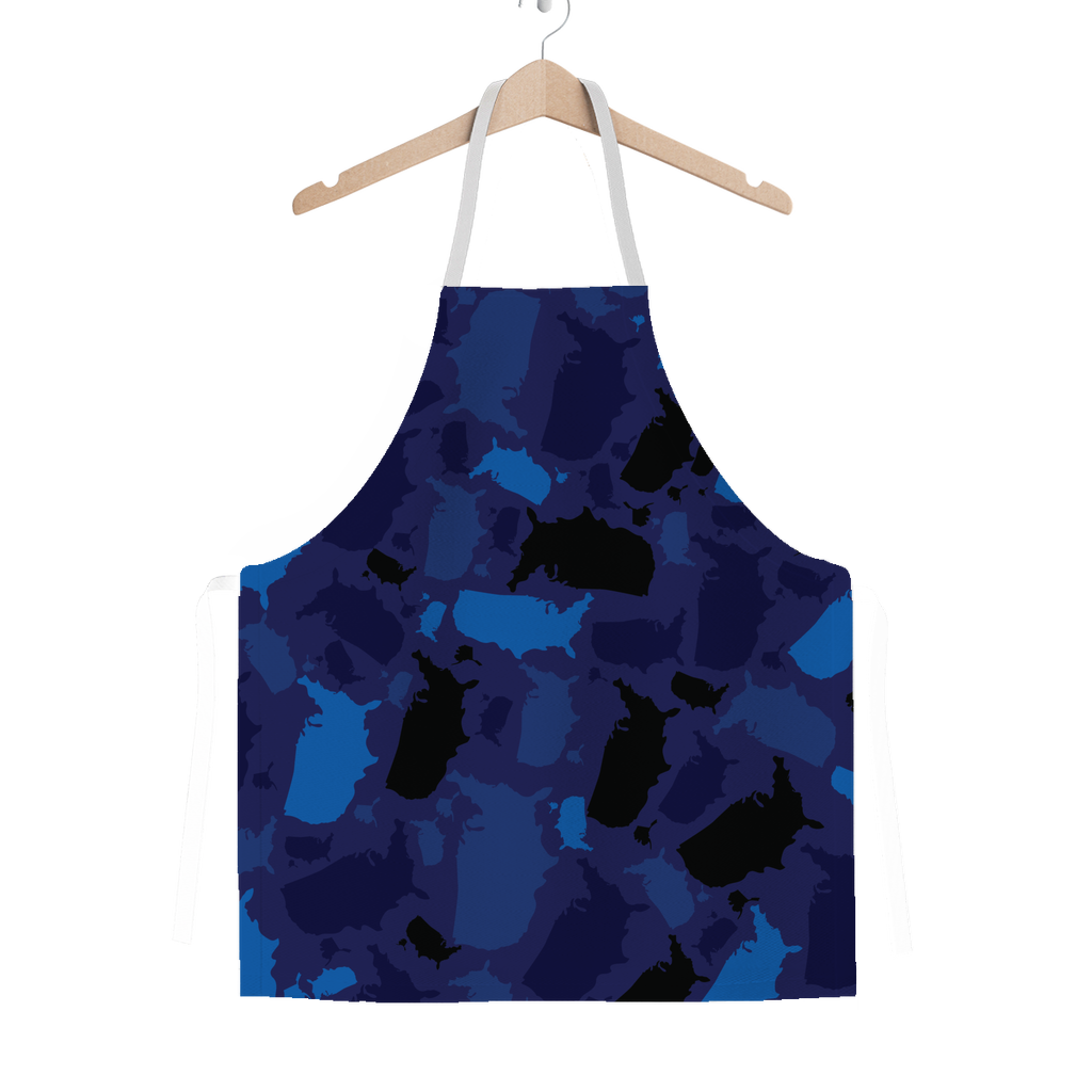 USA Midnight Classic Sublimation Adult Apron - LocationCamo.com