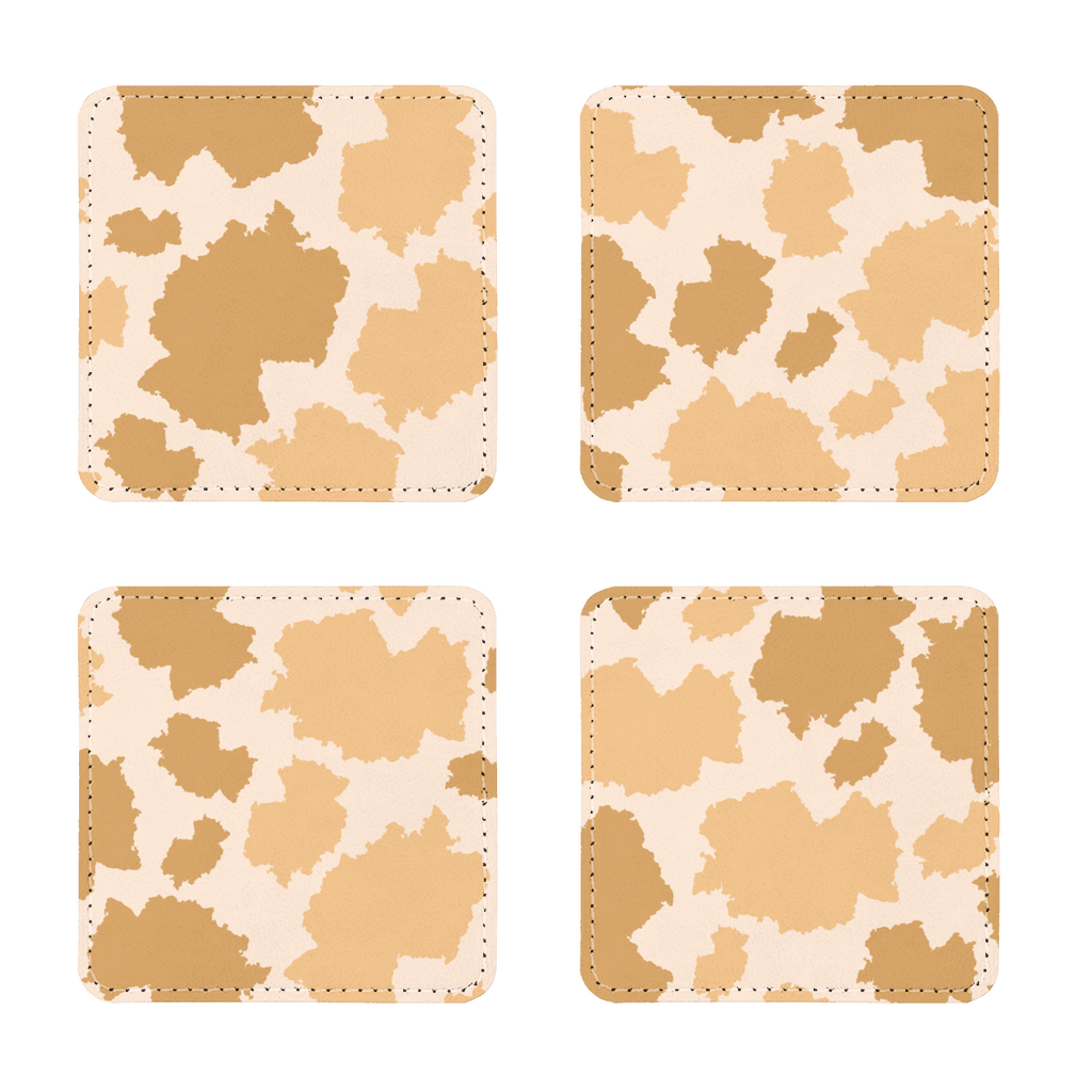 Germany Desert Sublimation Coasters Pack of Four - LocationCamo.com