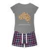 Australia Desert Girls Sleepy Tee and Flannel Short - Custom Camo Clothing - [new_brand] - [camo] - [camoflage] - [apparel] - [location] - [new_brand] - [custom] - [clothing]