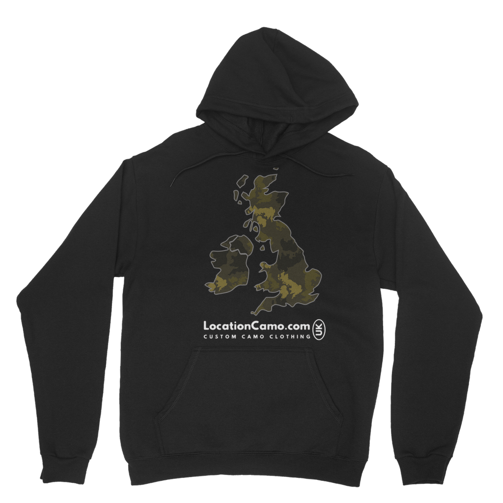 UK Forest Classic Adult Hoodie - Custom Camo Clothing - [new_brand] - [camo] - [camoflage] - [apparel] - [location] - [new_brand] - [custom] - [clothing]