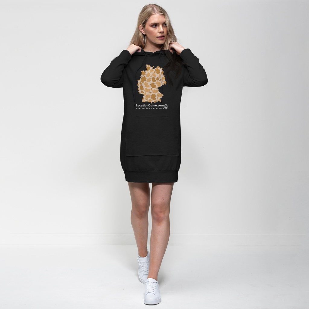 Germany Desert Premium Adult Hoodie Dress - LocationCamo.com