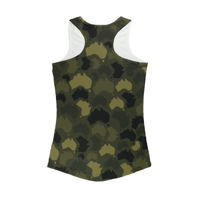 Australia Forest Women Performance Tank Top - Custom Camo Clothing - [new_brand] - [camo] - [camoflage] - [apparel] - [location] - [new_brand] - [custom] - [clothing]