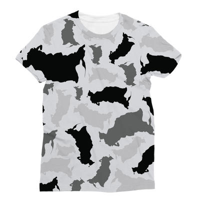 Russia Arctic Classic Sublimation Women's T-Shirt - LocationCamo.com