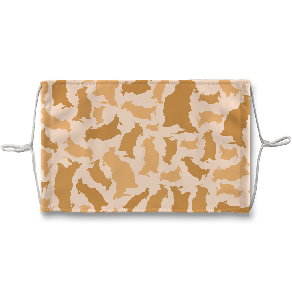 Russia Desert Sublimation Face Mask - LocationCamo.com