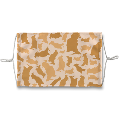 Russia Desert Sublimation Face Mask - LocationCamo.com