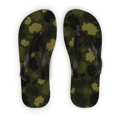 Germany Forest Adult Flip Flops - LocationCamo.com