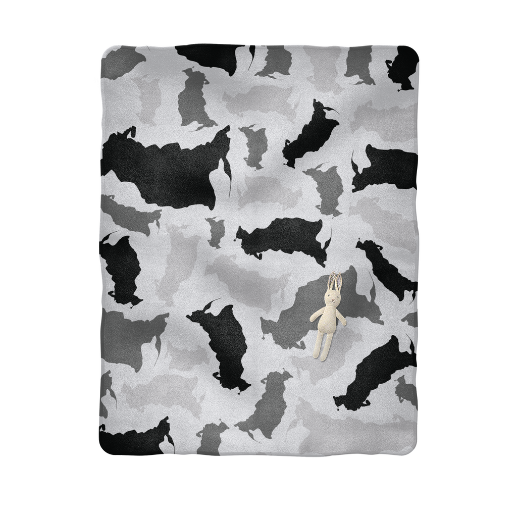 Russia Arctic Sublimation Baby Blanket - LocationCamo.com