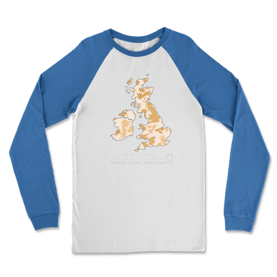 UK Desert Classic Raglan Long Sleeve Shirt - Custom Camo Clothing - [new_brand] - [camo] - [camoflage] - [apparel] - [location] - [new_brand] - [custom] - [clothing]