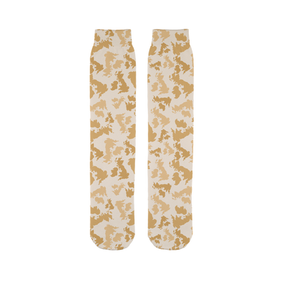 UK Desert Sublimation Tube Sock - Custom Camo Clothing - [new_brand] - [camo] - [camoflage] - [apparel] - [location] - [new_brand] - [custom] - [clothing]