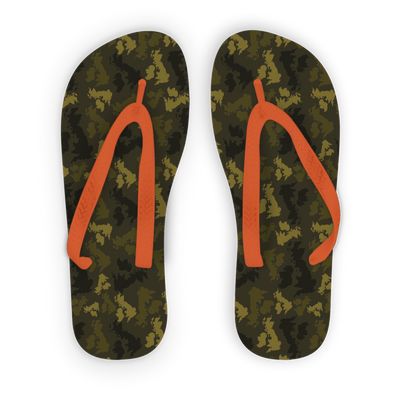 UK Forest Adult Flip Flops - Custom Camo Clothing - [new_brand] - [camo] - [camoflage] - [apparel] - [location] - [new_brand] - [custom] - [clothing]