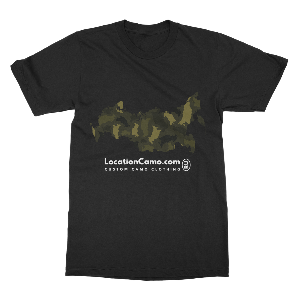 Russia Forest Classic Heavy Cotton Adult T-Shirt - LocationCamo.com