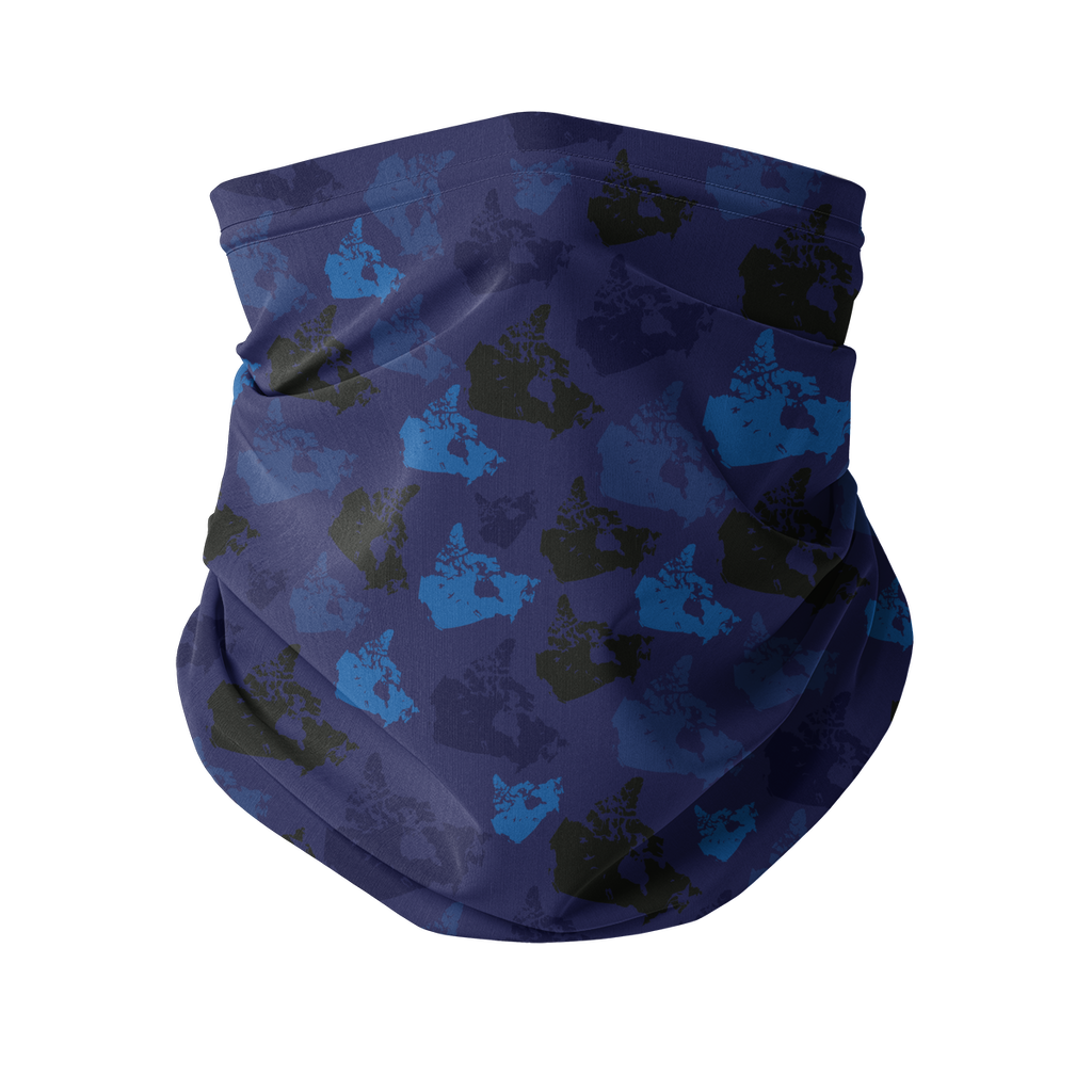 Canada Midnight Sublimation Neck Gaiter - Custom Camo Clothing - [new_brand] - [camo] - [camoflage] - [apparel] - [location] - [new_brand] - [custom] - [clothing]