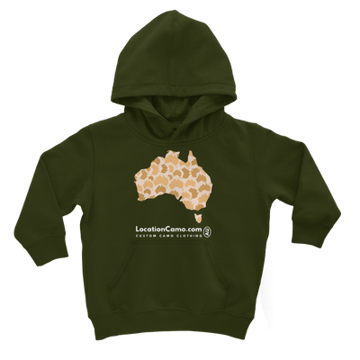 Australia Desert Classic Kids Hoodie - Custom Camo Clothing - [new_brand] - [camo] - [camoflage] - [apparel] - [location] - [new_brand] - [custom] - [clothing]