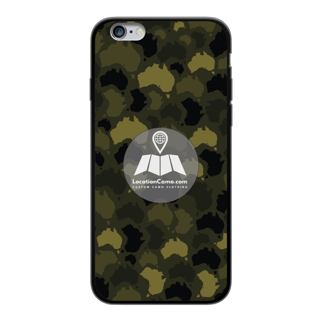 Australia Forest Back Printed Black Soft Phone Case - Custom Camo Clothing - [new_brand] - [camo] - [camoflage] - [apparel] - [location] - [new_brand] - [custom] - [clothing]