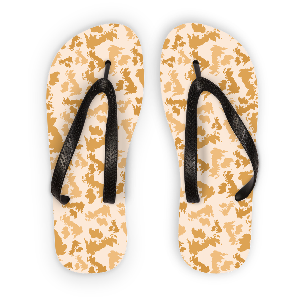 UK Desert Kids Flip Flops - Custom Camo Clothing - [new_brand] - [camo] - [camoflage] - [apparel] - [location] - [new_brand] - [custom] - [clothing]