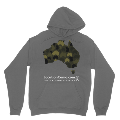 Australia Forest Classic Adult Hoodie - Custom Camo Clothing - [new_brand] - [camo] - [camoflage] - [apparel] - [location] - [new_brand] - [custom] - [clothing]