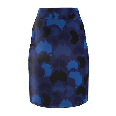 Australia Midnight Women's Pencil Skirt - Custom Camo Clothing - [new_brand] - [camo] - [camoflage] - [apparel] - [location] - [new_brand] - [custom] - [clothing]