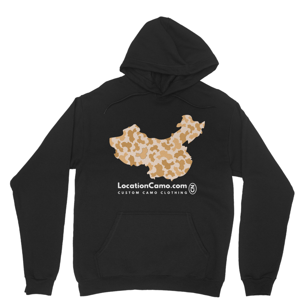 China Desert Classic Adult Hoodie - LocationCamo.com - [new_brand] - [camo] - [camoflage] - [apparel] - [location] - [new_brand] - [custom] - [clothing]