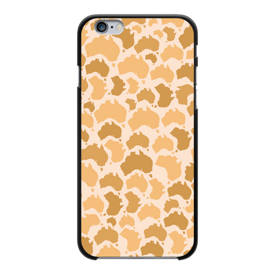 Australia Desert Back Printed Black Hard Phone Case - Custom Camo Clothing - [new_brand] - [camo] - [camoflage] - [apparel] - [location] - [new_brand] - [custom] - [clothing]