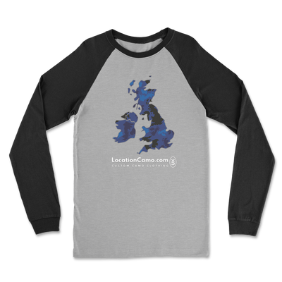 UK Midnight Classic Raglan Long Sleeve Shirt - Custom Camo Clothing - [new_brand] - [camo] - [camoflage] - [apparel] - [location] - [new_brand] - [custom] - [clothing]