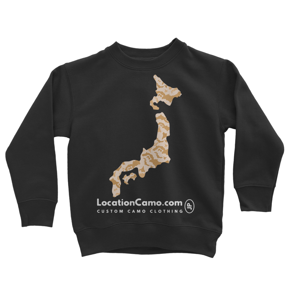 Japan Desert Classic Kids Sweatshirt - LocationCamo.com